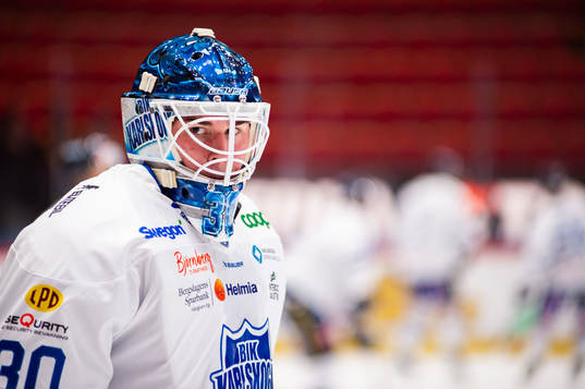 Karlskogas målvakt Samuel Jonsson