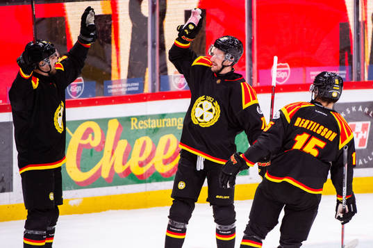 Brynäs Jack Kopacka, Miks Indrasis och Simon Bertilsson