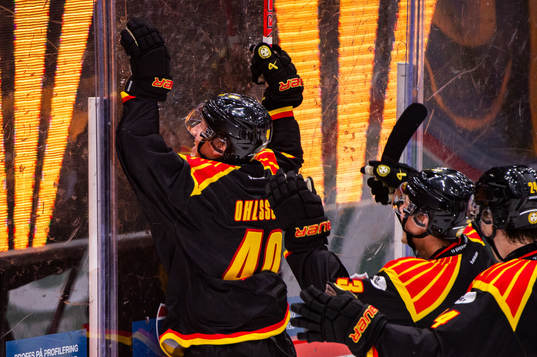 Brynäs Anton Ohlsson jublar