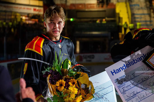 Brynäs Theo Lindstein blir tilldelad tigerstipendiet