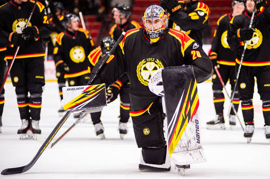 Brynäs målvakt Damian Clara