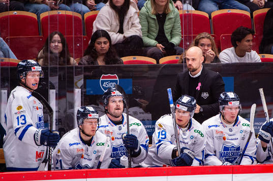 Karlskogas tränare Dennis Hall