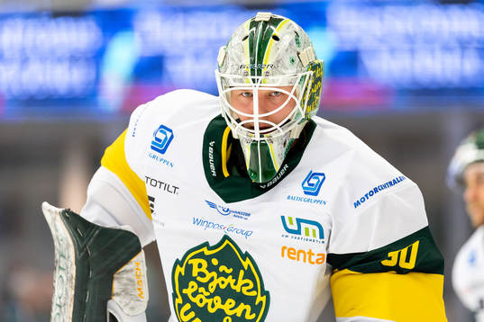 Björklövens målvakt Joona Voutilainen