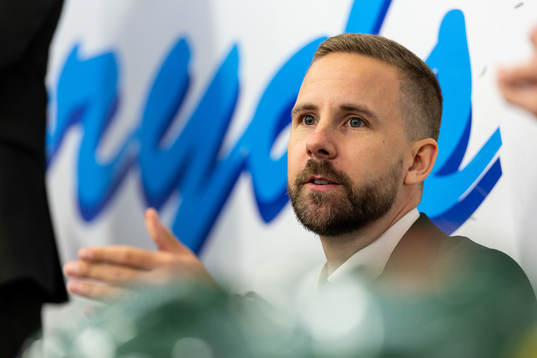 Björklövens tränare Viktor Stråhle