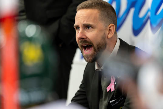 Björklövens tränare Viktor Stråhle