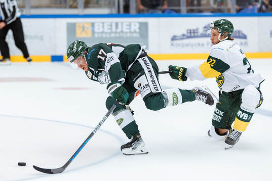 Tingsryds Emil Forslund och Björklövens Fredric Weigel