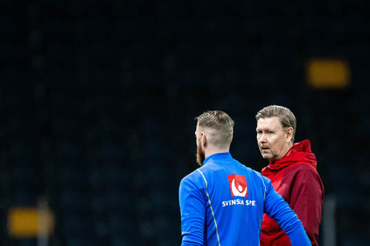 Assistant coach Peter Wettergren of the Swedish national