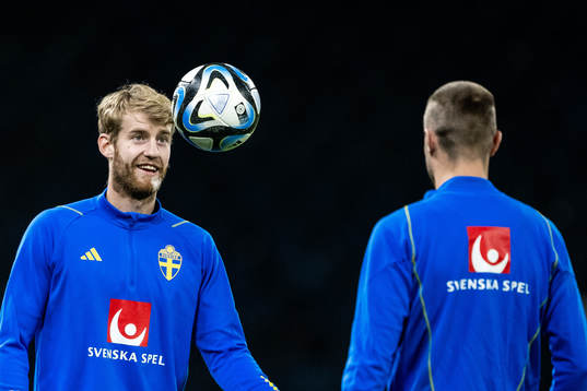 Bläddra bland fler bilder av Football, UEFA Euro Qualifier, Sweden, Training