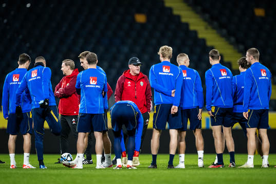Head coach Janne Andersson of the Swedish national football