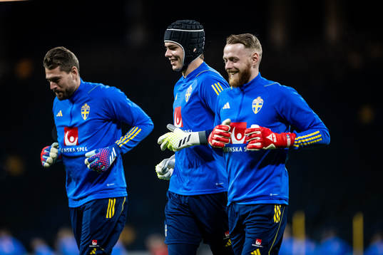 Goalkeepers Kristoffer Nordfeldt, Jacob Widell Zetterström