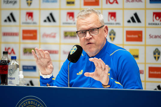 Head coach Janne Andersson of the Swedish national football