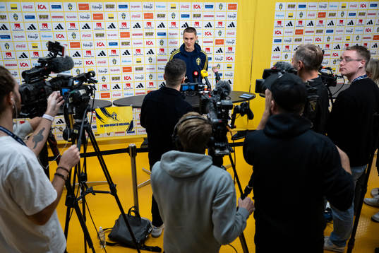 Gustaf Lagerbielke of the Swedish national football team
