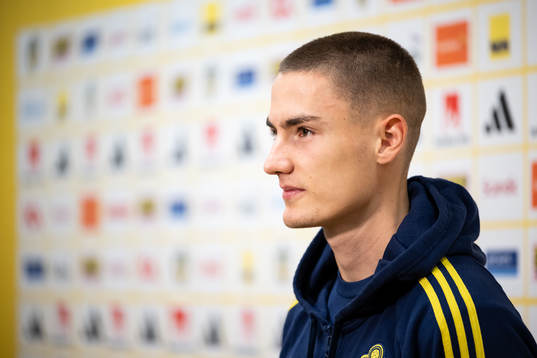 Gustaf Lagerbielke of the Swedish national football team