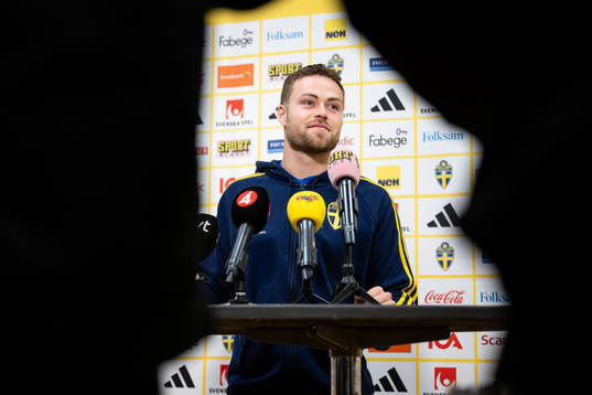 Gabriel Gudmundsson of the Swedish national football team
