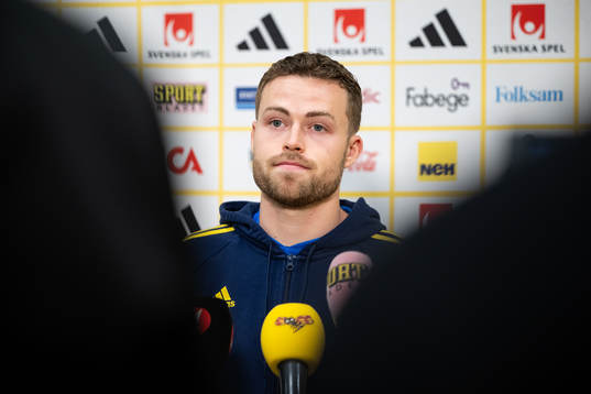 Gabriel Gudmundsson of the Swedish national football team