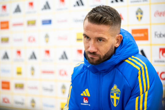 Marcus Rohdén of the Swedish national football team speaks