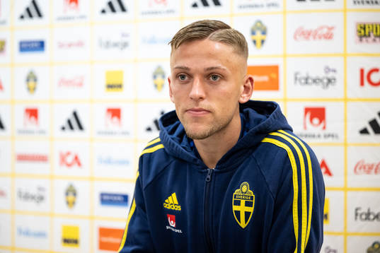 Jesper Karlsson of the Swedish national football team