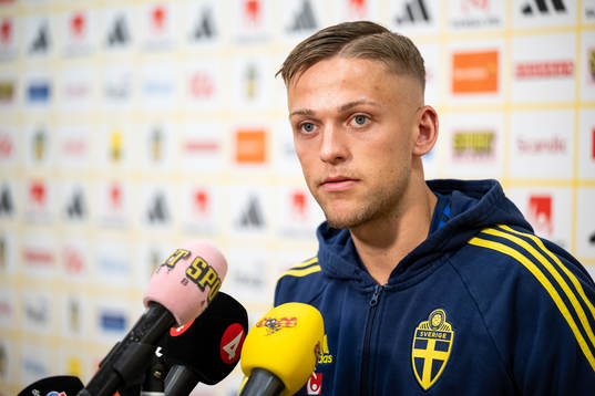Jesper Karlsson of the Swedish national football team