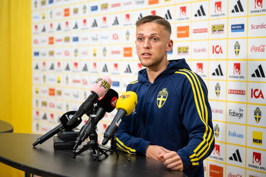 Jesper Karlsson of the Swedish national football team