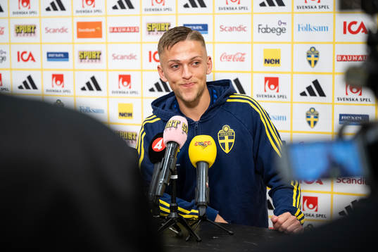 Jesper Karlsson of the Swedish national football team