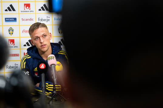 Jesper Karlsson of the Swedish national football team