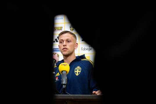 Jesper Karlsson of the Swedish national football team