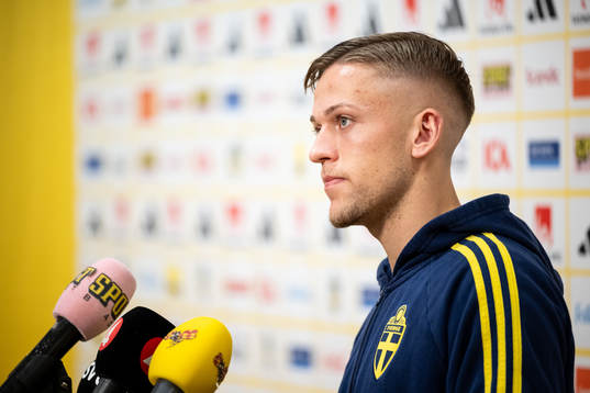 Jesper Karlsson of the Swedish national football team