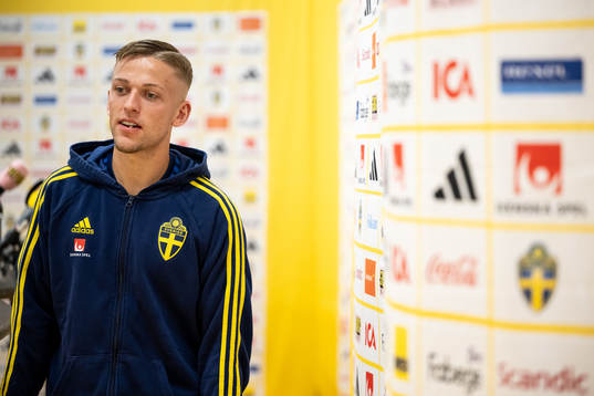 Jesper Karlsson of the Swedish national football team