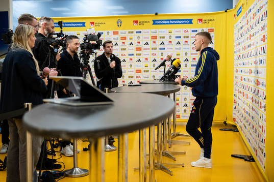 Jesper Karlsson of the Swedish national football team