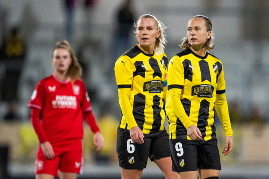 Josefine Rybrink and Filippa Curmark of Häcken