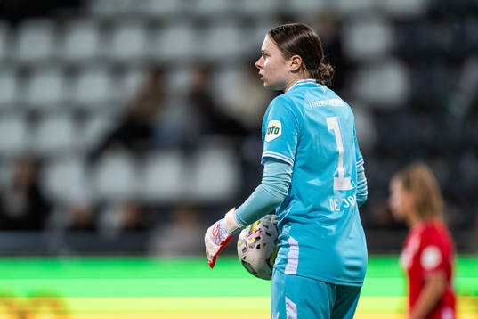 goalkeeper Danielle de Jong of Twente