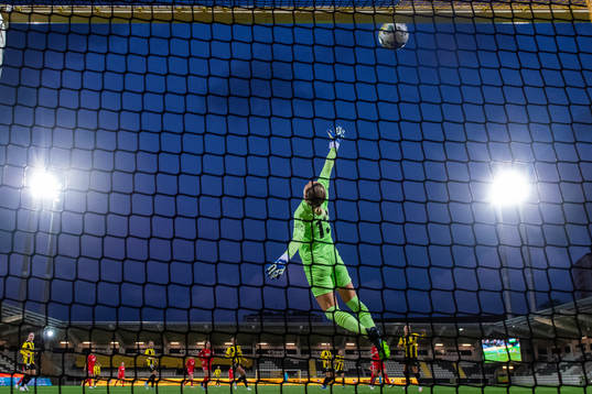 Goalkeeper Jennifer Falk of Häcken