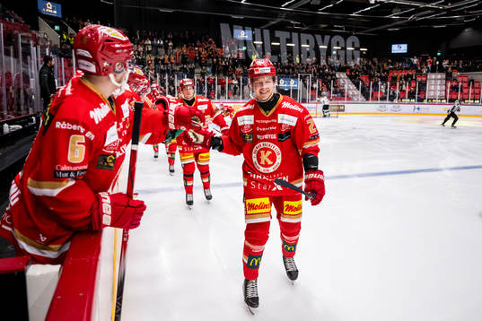 Kalmars Kim Strömberg jublar
