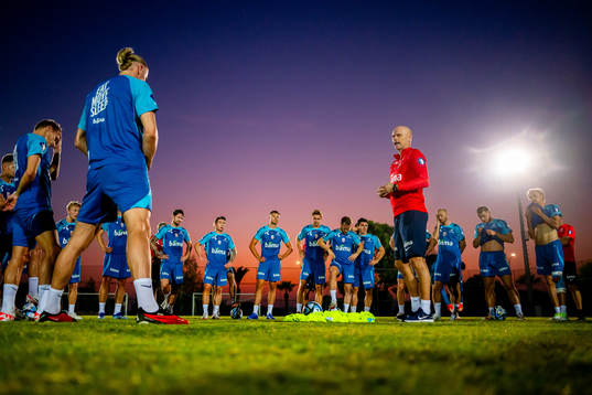 Bläddra bland fler bilder av Football, UEFA Euro Qualifier, Norway, training