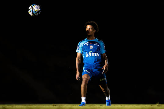Oscar Bobb of the Norwegian national football team