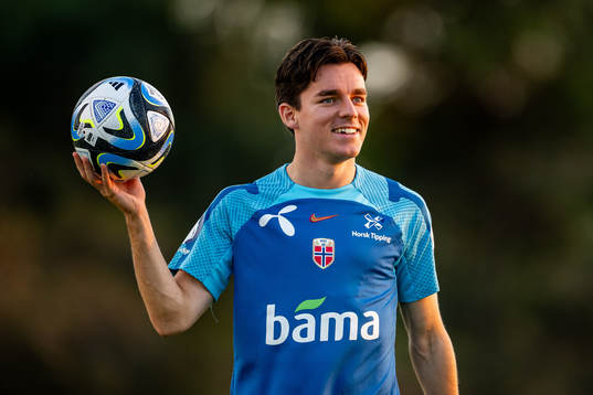 Hugo Vetlesen of the Norwegian national football team