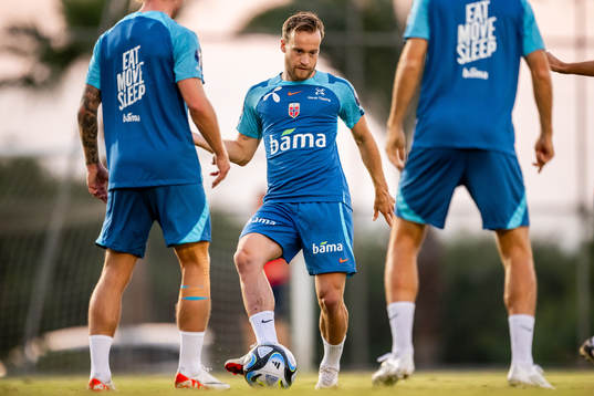 Bård Finne of the Norwegian national football team