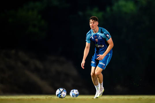 Jørgen Strand Larsen of the Norwegian national football