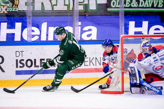 Färjestads Victor Ejdsell och Oskarshamns David