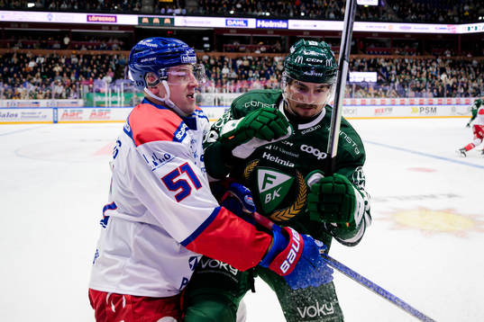 Oskarshamns Alexander Anderberg och Färjestads David