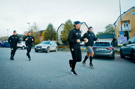 Domare Johan Wedin, Mikael Sjöqvist och Gustav Jonsson