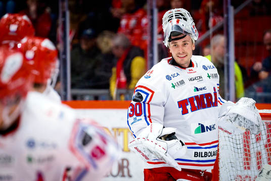 Timrås målvakt Jacob Johansson