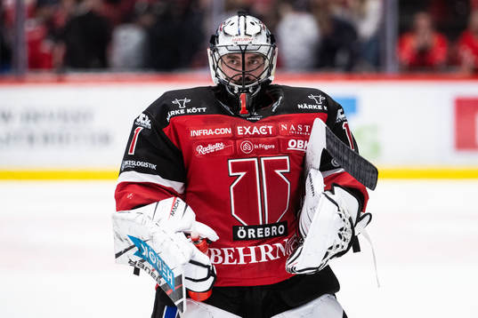 Örebros målvakt Jhonas Enroth deppar