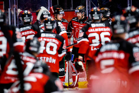 Örebros Axel Sundberg gör 3-2 och jublar