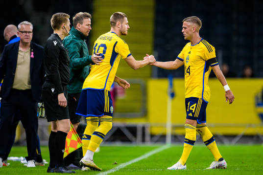 Mattias Svanberg and Jesper Karlsson of Sweden
