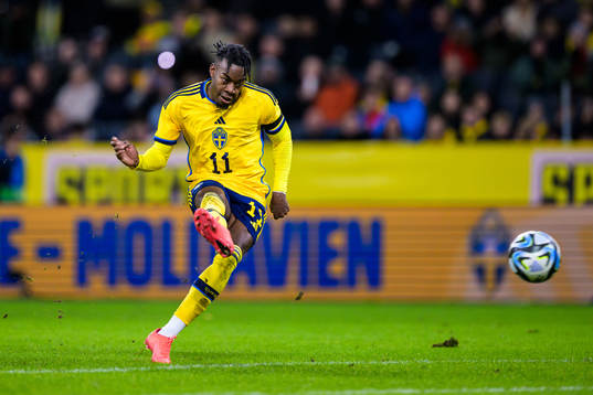 Anthony Elanga of Sweden