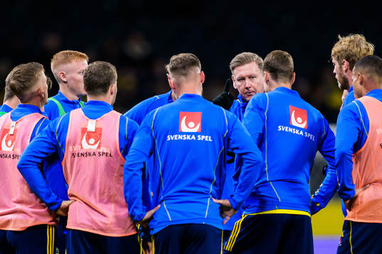 Assistant coach Peter Wettergren of Sweden