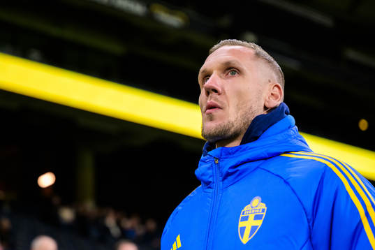 Goalkeeper Robin Olsen of Sweden ahead the international