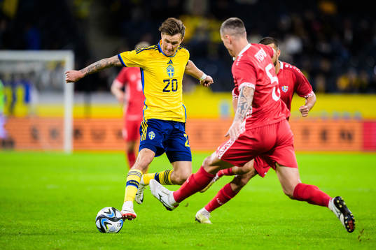 Kristoffer Olsson of Sweden and Veaceslav Posmac of Moldova