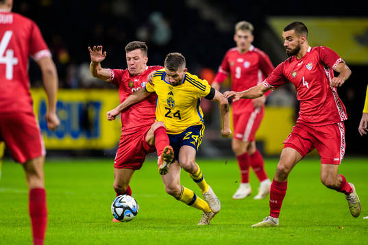 Vadim Rata and Vladislav Baboglo of Moldova against Marcus